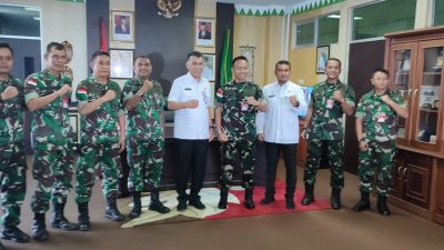Kunjungan Komandan Lanud Raden Sadjad ke Bupati Natuna