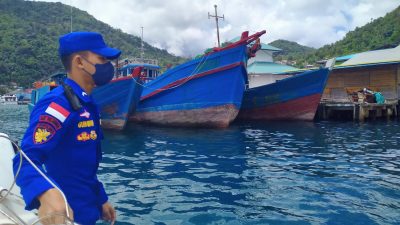 Satpolairud Anambas Himbau Nelayan dan Transportasi Untuk Waspada Cuaca Buruk