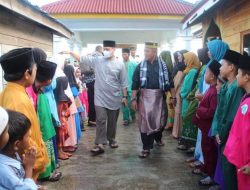 Bupati Lingga Disambut Antusias Masyarakat Desa Mamud