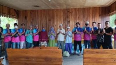 Tiga Desa Jadi Sasaran Jelajah Berkah Ramadhan Penghobi Motor Trail Lingga