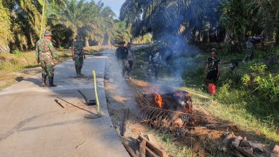 Pekerjaan TMMD Kodim 0303 Bengkalis Hanya Tinggal Finishing Mencapai 100 Persen
