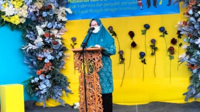 Ketua TP PKK Bengkalis Imbau Orang Tua Bawa Anak ke Pos Pelayanan Imunisasi
