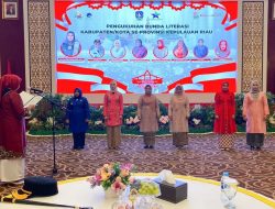 Pengukuhan Bunda Literasi Provinsi dan Kabupaten/Kota se Kepri, Hafiza Turut Dikukuhkan