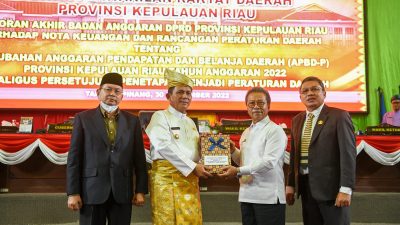 Sebesar Rp3,965 Triliun, APBD Perubahan 2022 Resmi Disahkan