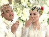 Kaesang Pangarep, Putra bungsu dari Presiden Jokowi, seusai melangsungkan ijab kabul dan menunjukkan cincin nikah./F.Ist
