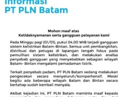 Listrik di Pulau Bintan Blackout, PLN Bingung Penyebab Gangguannya