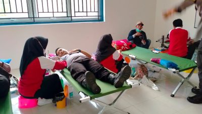 PWI Bengkalis Gelar Donor Darah dan Cek Kesehatan Gratis