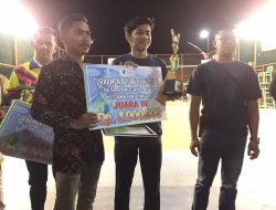 Turnamen Voli Desa Panggak Laut Cup 2023 Resmi Ditutup