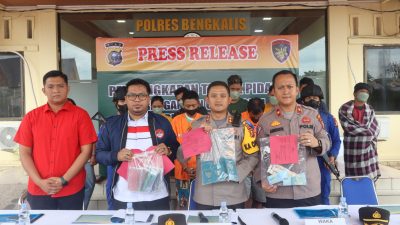 Polres Bengkalis Amankan 2 Pelaku Tindak Pidana Perdagangan Manusia