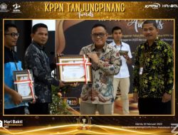 Pemerintah Kabupaten Lingga Menerima Anugerah Awards KPPN Peringkat Ketiga