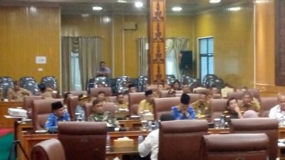 Tunda Pilkades 2023, Puluhan Kades dan Forkopimda Rapat Bersama Komisi I DPRD Bengkalis
