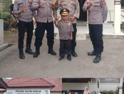Wujudkan Polisi Sahabat Anak, Polsek Sultan Daulat Beri Edukasi Murid TK