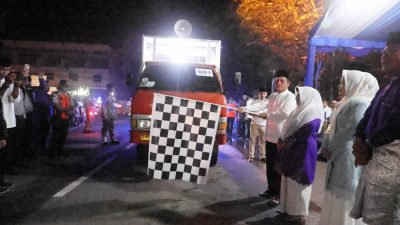 Ansar Lepas 103 Peserta Pawai Takbir Idul Fitri 1444 H se Kota  Tanjungpinang