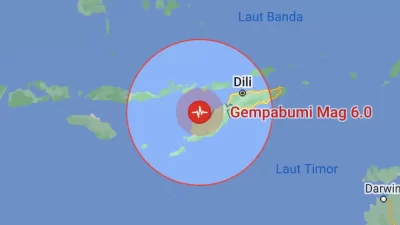 NTT Diguncang Gempa 6 Magnitudo dan Dirasakan hingga 9 Kabupaten