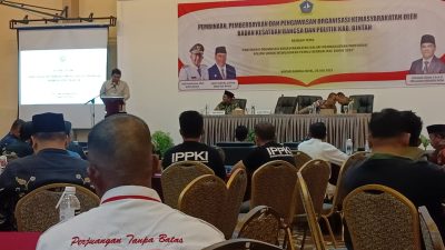 Dihadiri 57 Ormas, Kesbangpol Bintan Mengharapkan Pemilu Berkhualitas Tahun 2024