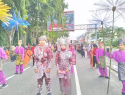 Bupati Lepas Pembukaan Pawai Carnaval Budaya di Hari Jadi Bengkalis Ke-511