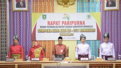 DPRD Bengkalis Gelar Rapat Paripurna Sempena Hari Jadi Bengkalis ke 511