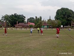 Junjung Sportivitas Berolahraga, Pemdes Senggoro Gelar Turnamen Sepak Bola