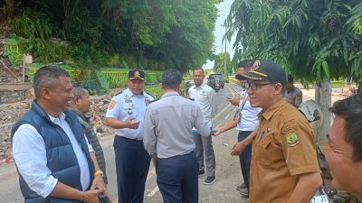 Komisi III DPRD Tanjungpinang Sidak Proyek Rehabilitasi Taman Gurindam