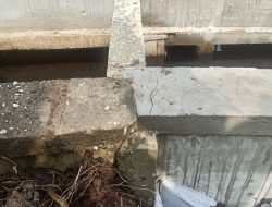 Diduga Kurang Pengawasan, Proyek Turap Simpang Salak Rupat Dikerjakan Asal Jadi