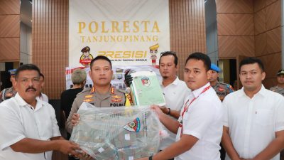 Polresta Sita Uang Sebesar Rp650 Juta dan Aset Milik Tersangka Korupsi Proyek Jembatan Dompak