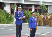 Sekdakab Bengkalis Pimpin Upacara HUT Damkar ke 105