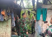 Dandim Langsung Kunjungi Rumah Sri Hariyanto Yang Tidak Layak Huni