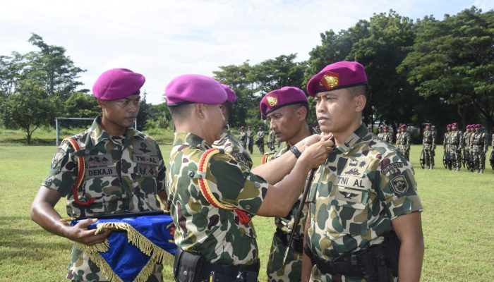 Mayor Marinir Ricky Sandro M.Tr Opsla Komandan Baru Puslatpurmar 9 Dabo