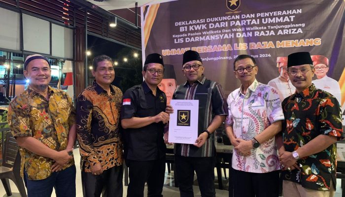 Pasangan Lis Raja Terbukti dan Teruji, Partai Ummat Resmi Berikan Dukungan