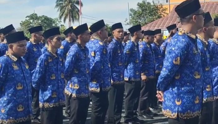 Bupati Lingga Lantik 406 CPNS, Tegaskan Komitmen, instegritas dan Pelayanan Publik
