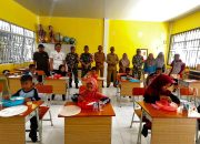 Koramil 04/Letung Hadirkan Senyum Anak-Anak SDN 002 Sedanau Lewat Program Makanan Bergizi Gratis