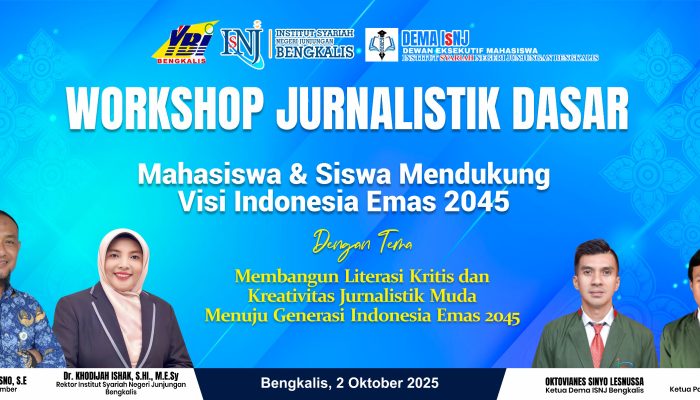 DEMA ISNJ Bengkalis Mengadakan Workshop Jurnalistik Dasar Untuk Mahasiswa