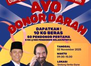 Rayakan HUT ke-14, NasDem Bintan Gelar Donor Darah dan Bhakti Sosial