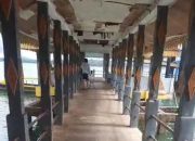 Plafon Nyaris Ambruk, Kondisi Pelabuhan Kampung Datok di Tanjungpinang Kota Disorot