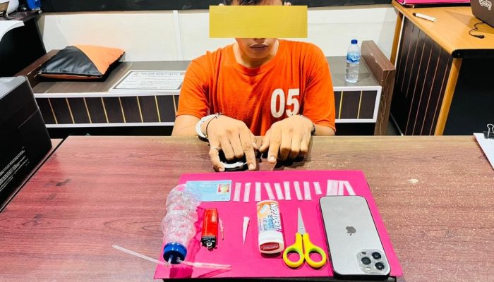 Polsek Bukit Batu Berhasil Ringkus Tersangka dan Amankan 13 Paket Sabu