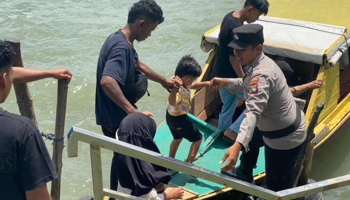 Polsek Tanjungpinang Kota Tingkatkan Pengamanan di Pulau Penyengat Pasca Lebaran