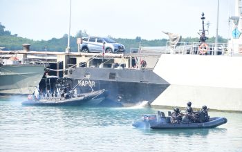 Wujudkan Prajurit Profesional, Satkat Koarmada I Gelar Latihan Patroli Keamanan Laut
