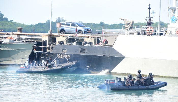 Wujudkan Prajurit Profesional, Satkat Koarmada I Gelar Latihan Patroli Keamanan Laut