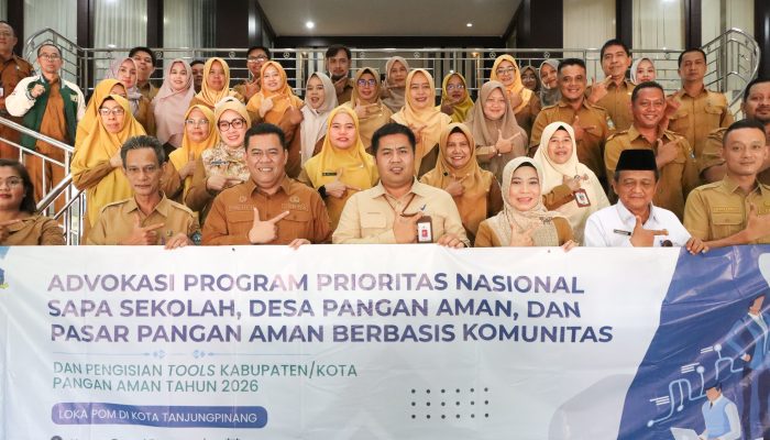 Bintan Perkuat Sistem Keamanan Pangan 2026, Sekda Tekankan Kolaborasi dari Sekolah hingga Pasar