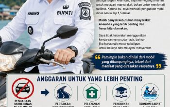 Bupati Anambas Lebih Pilih Naik Motor daripada Mobil Mewah Rp1,5 M, Ini Alasannya