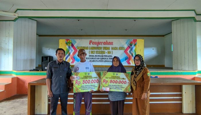 Bantuan BLT-DD Sungai Pinang Disalurkan Transparan Demi Kesejahteraan Warga