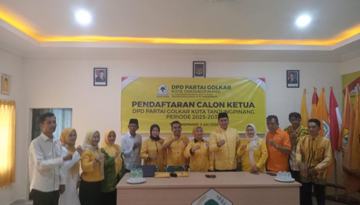 Kosgoro 1957 Resmi ‘Angkat Tombak’, Dukung Novaliandri Fathir Pimpin Golkar Tanjungpinang
