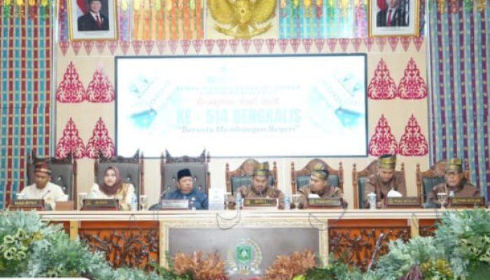 DPRD Bengkalis Teguhkan Semangat Paripurna di Hari Jadi Bengkalis ke-514