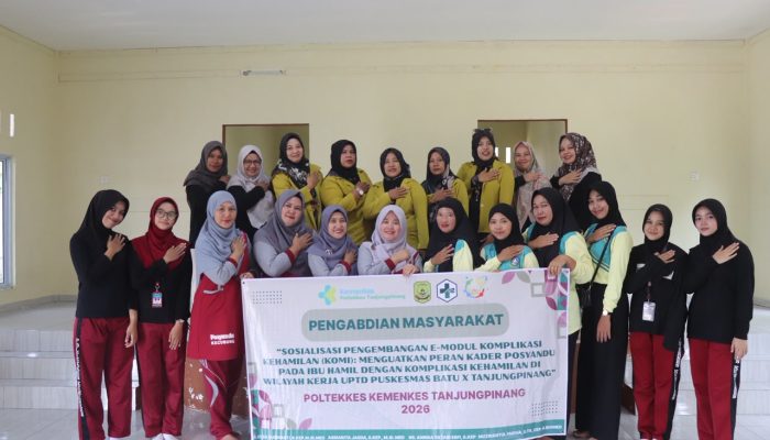 E-Modul KOMI Perkuat Peran Kader Posyandu Cegah Komplikasi Kehamilan di Tanjungpinang