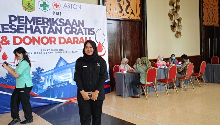 HUT ke-15 Aston Tanjungpinang Tak Sekadar Perayaan, Warga Diajak Cek Kesehatan dan Donor Darah
