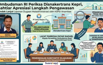 Ombudsman Periksa Disnakertrans Kepri, Sahtiar Apresiasi Langkah Pengawasan