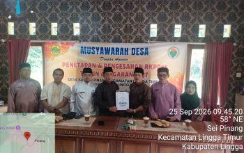 Pemdes Sungai Pinang Tetapkan RKPDes 2027, Honor RT/RW hingga Kader Sosial Turut Disahkan