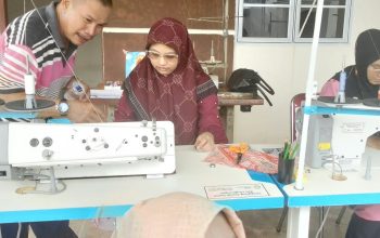 Bantu Anak Disabilitas Mandiri, Yayasan Lentera Hati Gurindam Gelar Pelatihan Menjahit Berbekal Bantuan PT Angkasa Pura